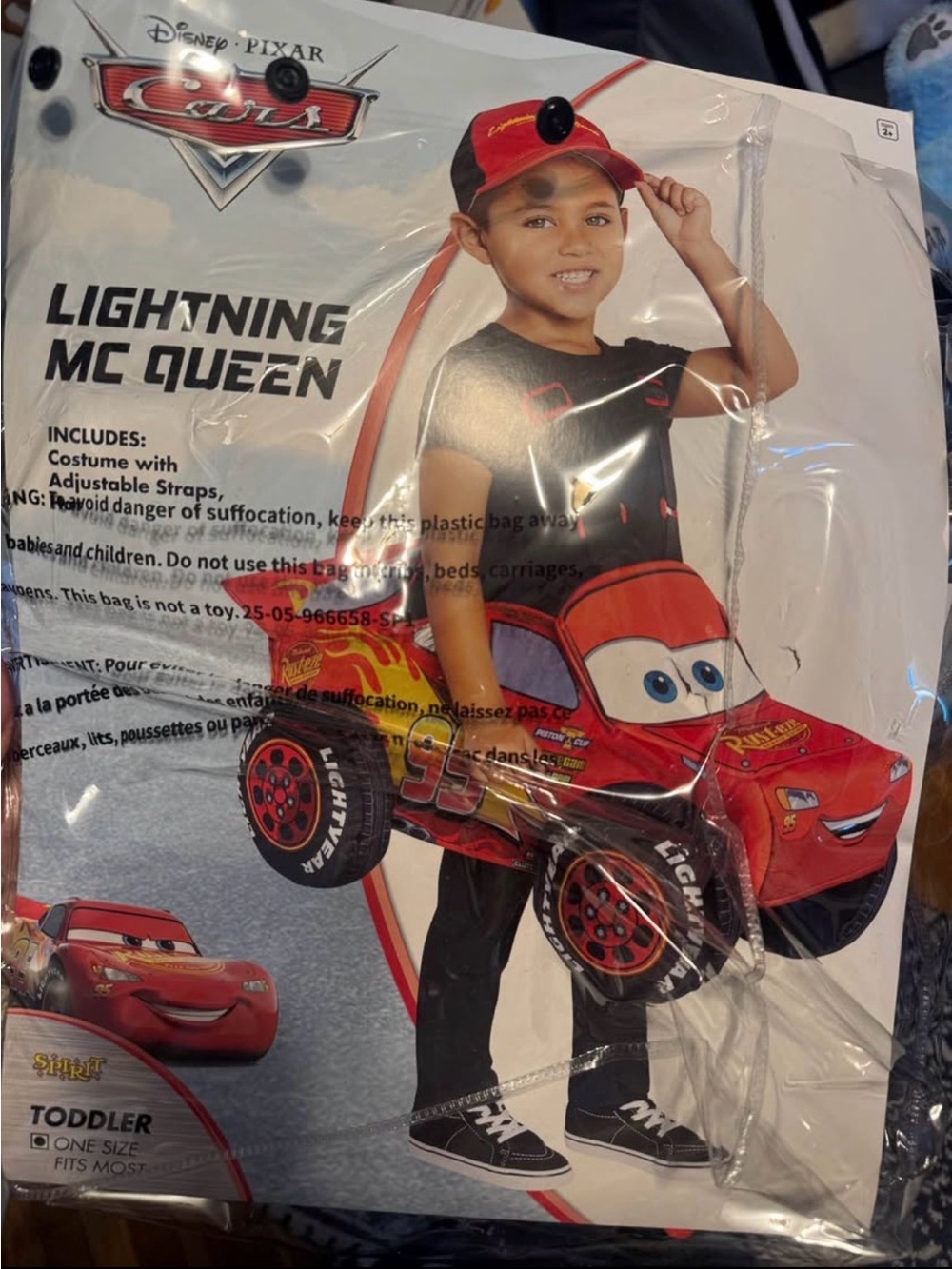 Cars Lightning McQueen Toddler Costume - Red